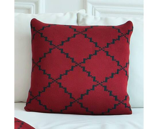 Наволочка La Modno 45x45 Diamond Green-Burgundy (200184), Цвет: хаки, Тип: наволочки, Размер: 45x45, изображение 2