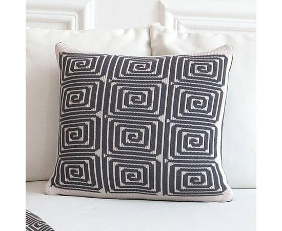 Наволочка La Modno 45x45 Monogram Anthracite-Beige (200188), Цвет: антрацитовый, Тип: наволочки, Размер: 45x45, изображение 2