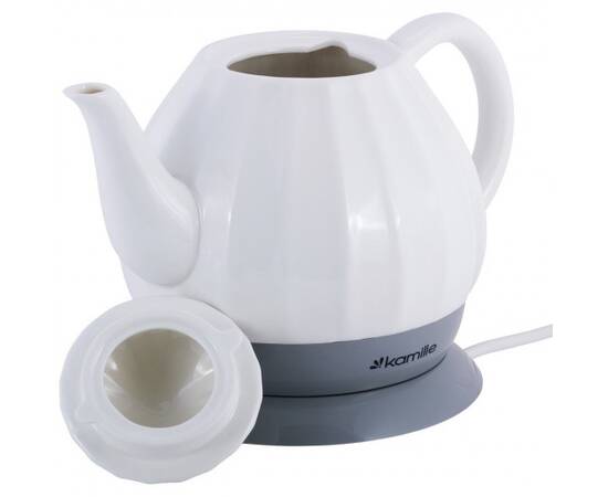Чайник 1,2л. електричний керамічний Kamille (1726), зображення 3