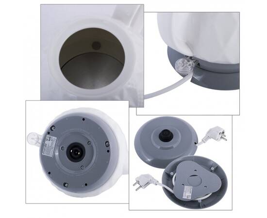 Чайник 1,2л. електричний керамічний Kamille (1726), зображення 4