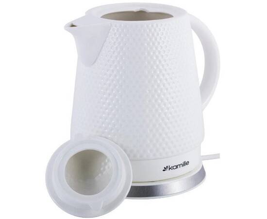 Чайник 1,5л. електричний керамічний Kamille (1725), зображення 2