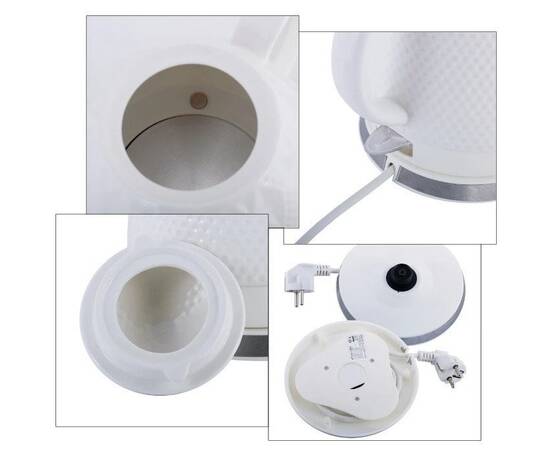 Чайник 1,5л. електричний керамічний Kamille (1725), зображення 5