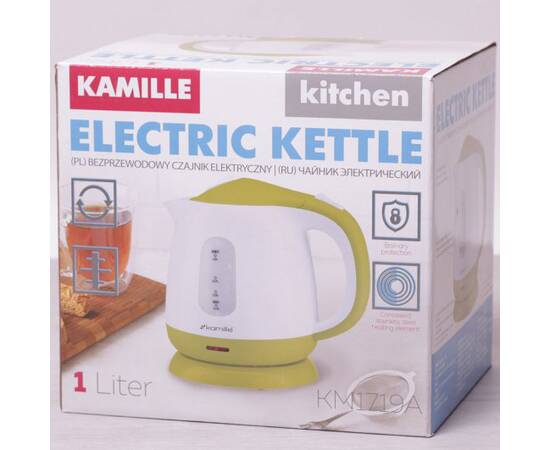 Чайник 1л електричний Kamille (1719A), зображення 6