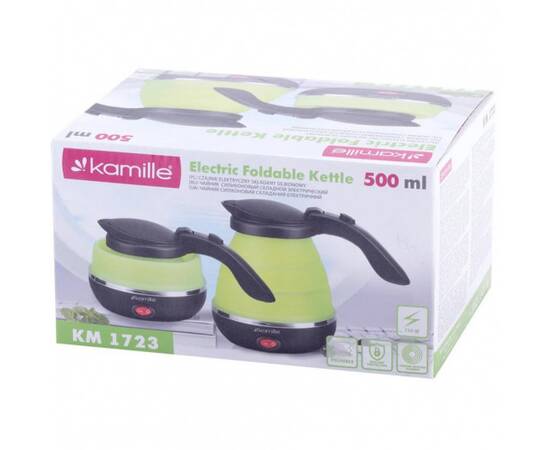 Чайник електричний силіконовий 0,5л. Kamille (1723), зображення 7