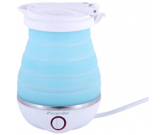 Чайник електричний силіконовий 0,8 л. Kamille (1724), зображення 2