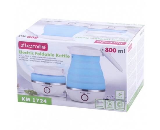 Чайник електричний силіконовий 0,8 л. Kamille (1724), зображення 6