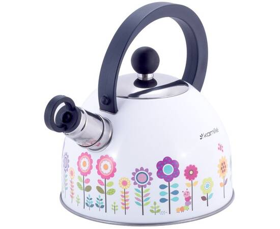 Чайник 1.8л зі свистком Kamille (1079), зображення 2