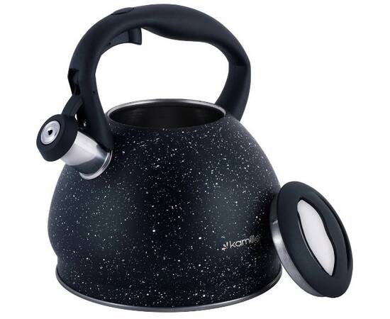 Чайник 2,7л зі свистком Kamille (1086), зображення 3
