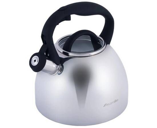 Чайник 2,7л зі свистком Kamille (1089), зображення 2