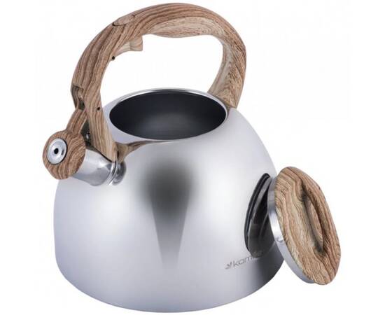 Чайник 2,7л зі свистком Kamille (1090), зображення 4