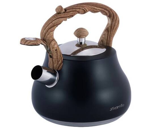 Чайник 2,7л зі свистком Kamille (1092), зображення 3