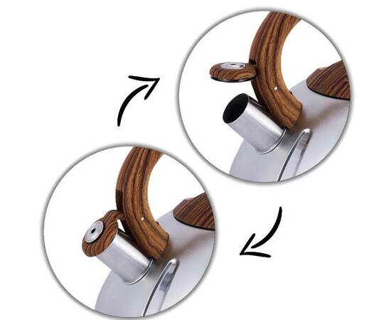 Чайник 5л со свистком Kamille (698), изображение 5