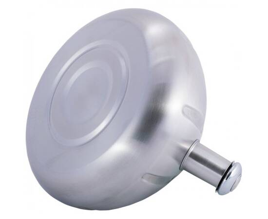 Чайник 3л зі свистком та скляною кришкою Kamille (0671A), зображення 2