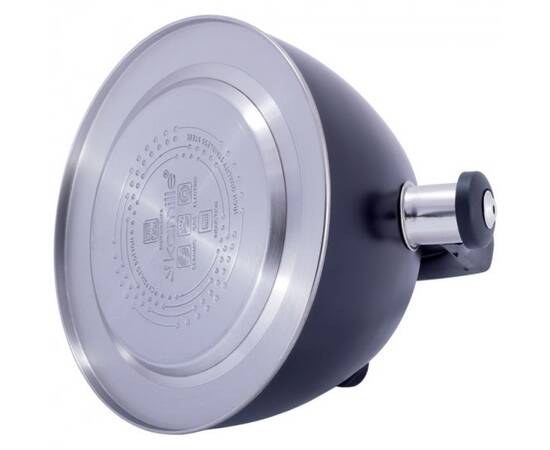 Чайник 3л со свистком и термометром Kamille (1077A), изображение 4