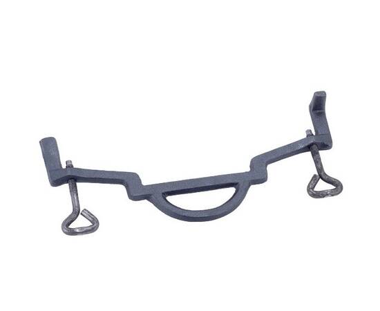 Казан чавунний на ніжках з кришкою та кріпленнями 4л. Kamille (4800V), Об’єм казана: 4 л, Наявність кришки: з чавунною кришкою, зображення 4