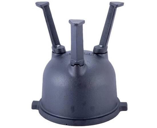 Казан чавунний на ніжках 7л. Kamille (4801V), Об’єм казана: 7 л, Наявність кришки: з чавунною кришкою, зображення 3