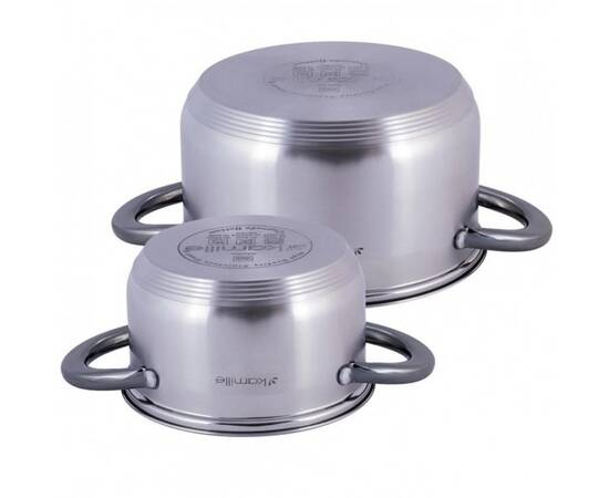 Набор кастрюль 4 предмета (1,5л, 3л) Kamille (4925), изображение 2