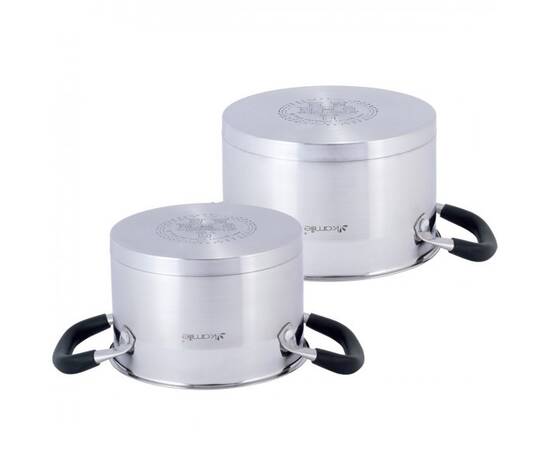 Набір каструль 4 предмети (2л, 2.7л) Kamille (5751), зображення 2