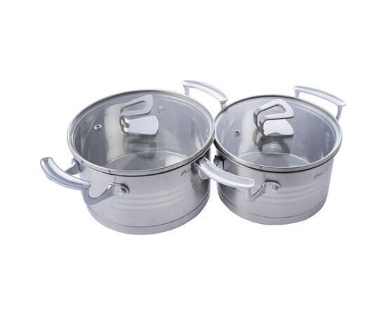 Набір каструль 4 предмети (16x9cm, 18x10cm) Kamille (5860), зображення 2