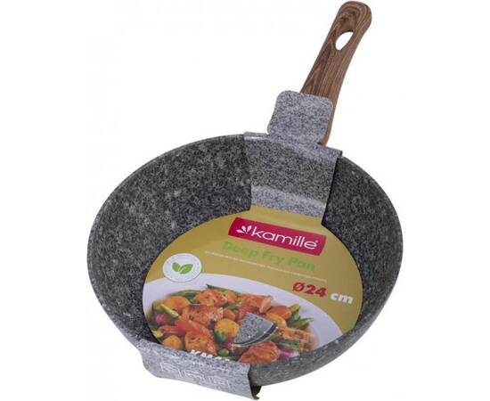 Сотейник О24 см Kamille (4165), Колір: сірий, Тип: сотейник, Форма: кругла, Діаметр (см): 24, зображення 4