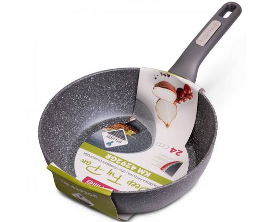 Сотейник O24x7, 5 см Kamille (4292GR), Колір: сірий, Тип: сотейник, Форма: кругла, Діаметр (см): 24, зображення 3