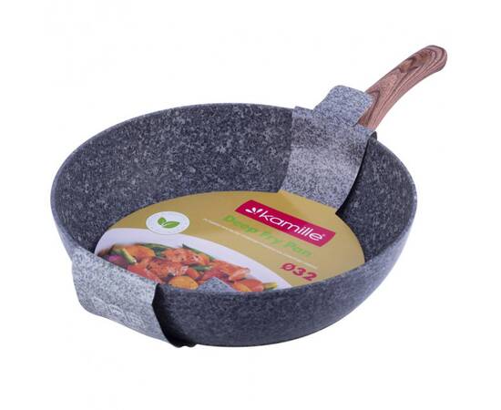 Сотейник О32 см Kamille (4168), Цвет: серый, Тип: сотейник, Форма: круглая, Диаметр (см): 32, изображение 4