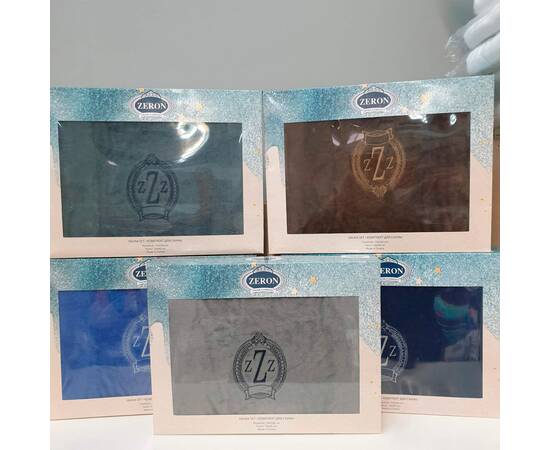 Мужской набор для сауны махра/велюр 75x150/50x90 Kafve Zeron (18605), изображение 4