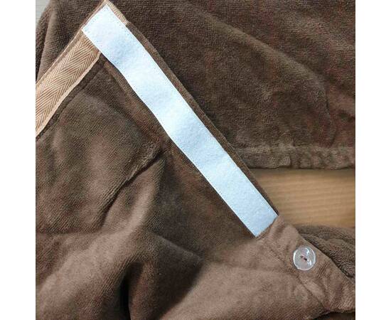 Чоловічий набір для сауни махра/велюр 75x150/50x90 Mavi Zeron (18606), зображення 2