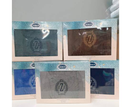 Чоловічий набір для сауни махра/велюр 75x150/50x90 Mavi Zeron (18606), зображення 4