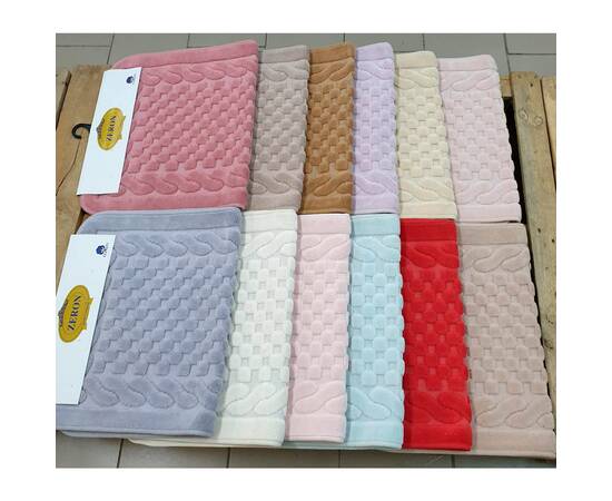 Набор ковриков COTTON MAT 50х60 и 60х100 красный Zeron (18431), Цвет: красный, Размер: 60x100, изображение 2