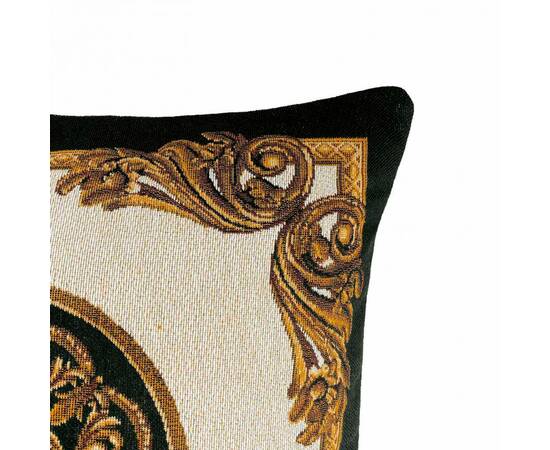 Подушка гобеленова декоративна 45х45 Baroque-1 (мале коло) Прованс (025622), Колір: білий, Розмір: 45x45, зображення 2