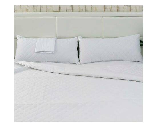 Подушка 40х80 силіконова Spanish style c сатиновою наволочкою Руно (307Spanish style), Колір: білий, Розмір: 40x80, зображення 2