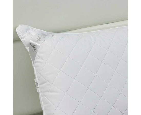 Подушка 40х80 силіконова Spanish style c сатиновою наволочкою Руно (307Spanish style), Колір: білий, Розмір: 40x80, зображення 3