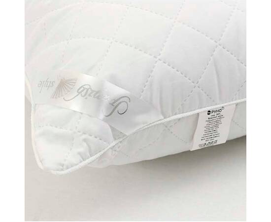 Подушка 40х80 силіконова Spanish style c сатиновою наволочкою Руно (307Spanish style), Колір: білий, Розмір: 40x80, зображення 4