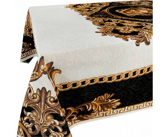 Скатертина гобеленова 135х180 Arte di lusso Прованс (025450), Тип: скатертини, Основний колір: золотий, Форма скатертини: прямокутна, Розмір: 135x180, зображення 3