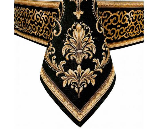 Скатертина гобеленова 135х240 Baroque Прованс (025446), Тип: скатертини, Основний колір: золотий, Форма скатертини: прямокутна, Розмір: 135x240, зображення 5