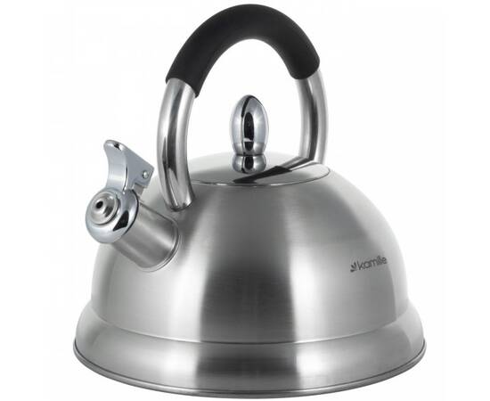 Чайник 2,7л зі свистком Kamille (1097), зображення 2