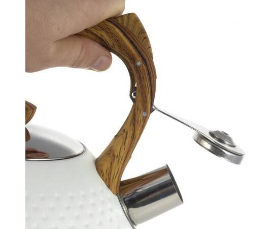 Чайник 2,7л зі свистком Kamille (1098), зображення 4