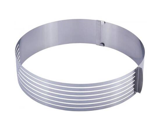 Форма для бисквита регулируемая O24,5-33 см с ножом Kamille (7799), изображение 2