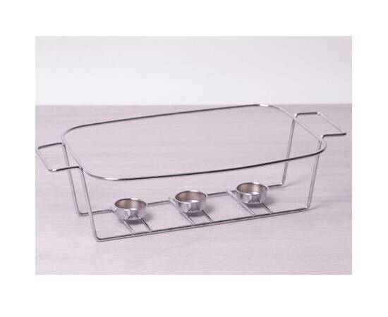 Марміт керамічний прямокутний 39x12x23 см 3л з підставкою Kamille (6404), зображення 5