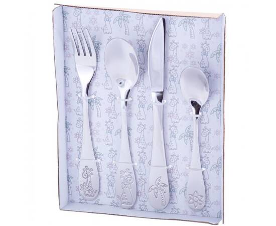Набор детских столовых приборов 4пр. Kamille (5335), изображение 3