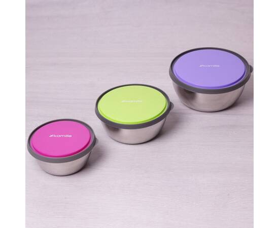 Набір ємностей 3шт Kamille (2111), зображення 2