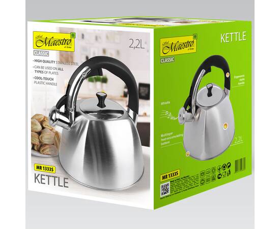 Чайник Maestro 2,2 л (MR-1333-S), зображення 4