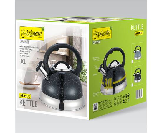 Чайник Maestro 3,0 л черный (MR1313-BLACK), изображение 4