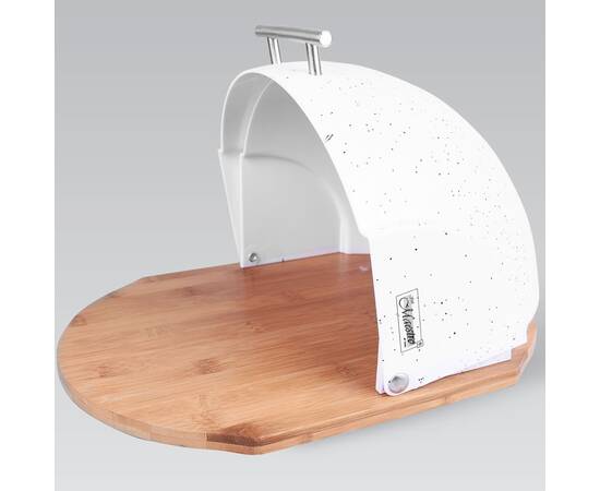 Хлібниця Maestro (Granite біла) (MR-1678G-WHITE), зображення 2