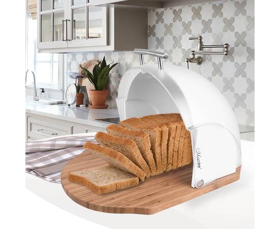 Хлебница Maestro (белая) (MR-1678-WHITE), изображение 4