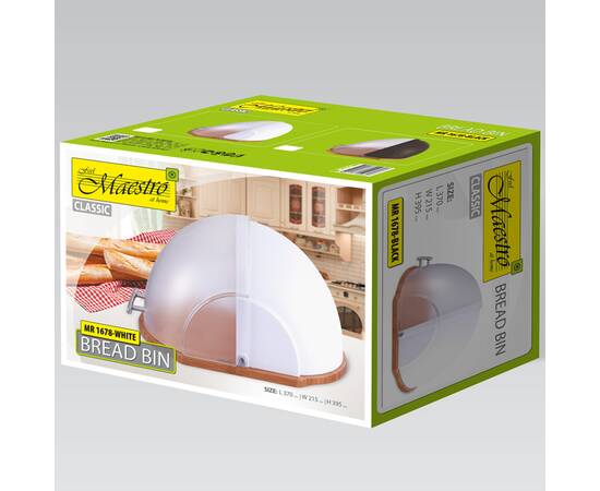 Хлебница Maestro (белая) (MR-1678-WHITE), изображение 5
