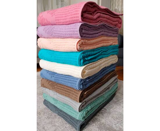 Махрове простирадло 160х220 Berfin Kafve Zeron (18728), Колір: коричневий, Тип: простирадла, Розмір: 160x220, зображення 2