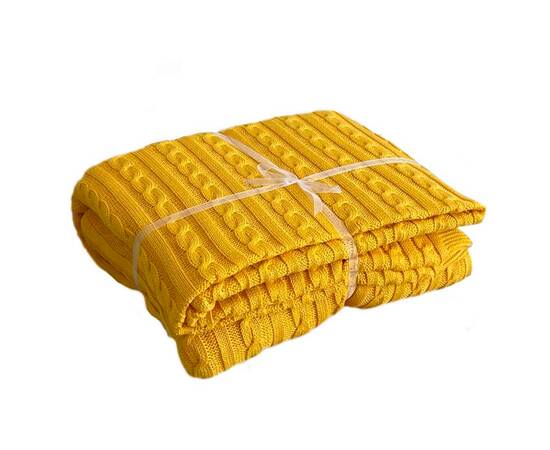 Плед 140х180 Exclusive Nature жовтий Прованс (026674), Основний колір: жовтий, Розмір: 140x180, зображення 2