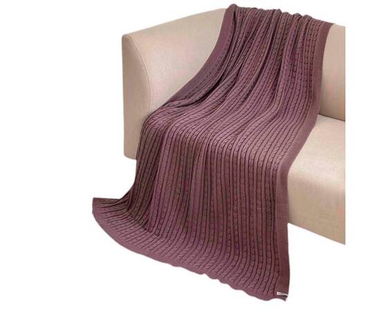 Плед 140х180 Exclusive Nature шоколадный Прованс (026678), Цвет: шоколадный, Размер: 140x180, изображение 3